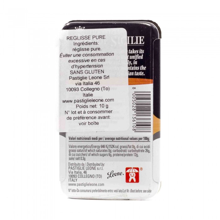 LIQUIRIZIA 10g - DUE SICILIE LEONE