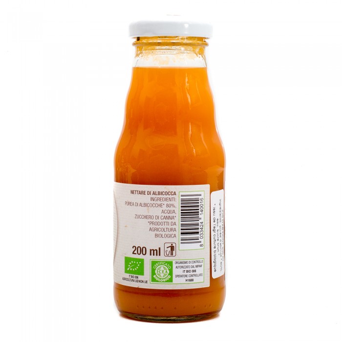 FRULLA BIO ALBICOCCA 80% 200ML - PUNTO VERDE