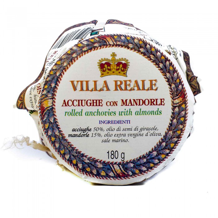 ACCIUGHE CON MANDORLE 180G - CAMPO D'ORO VILLA REALE