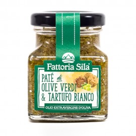 PAE DI OLIVE VERDI & TARTUFO BIANCO 90G - FATTORIA SILA