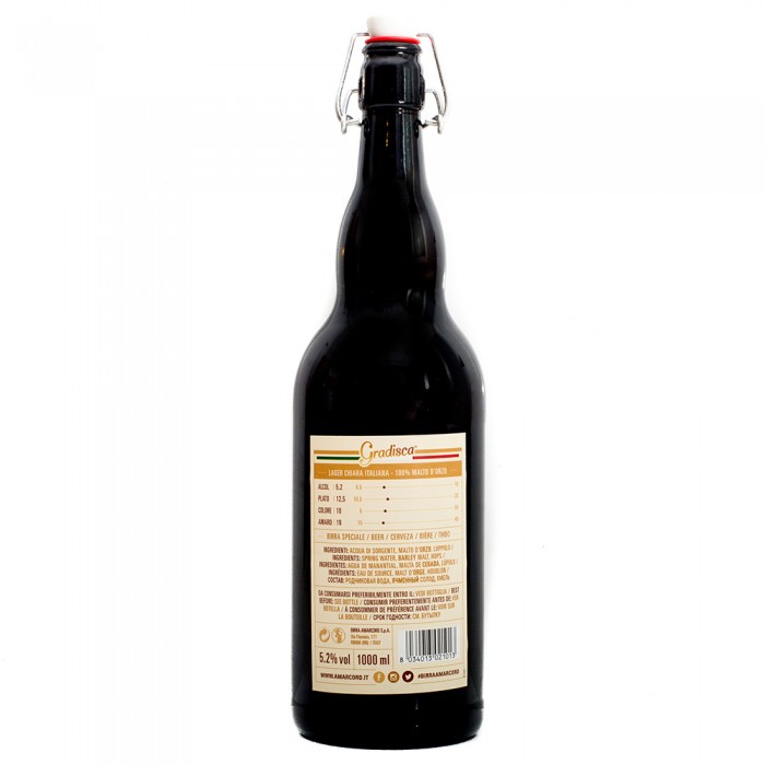 BIERE BLONDE GRADISCA 1L - AMARCORD