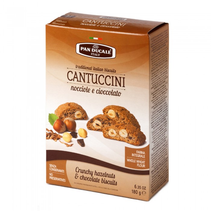 CANTUCCINI CON NOCCIOLE E CIOCCOLATO - PAN DUCALE