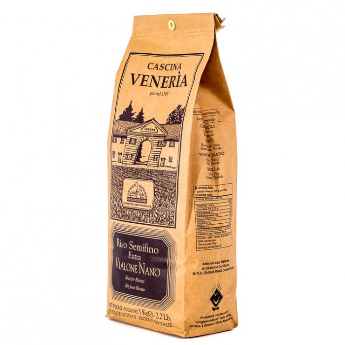 RISO SEMIFINO EXTRA VIALONE NANO 1KG - AGRICOLA VENERIA