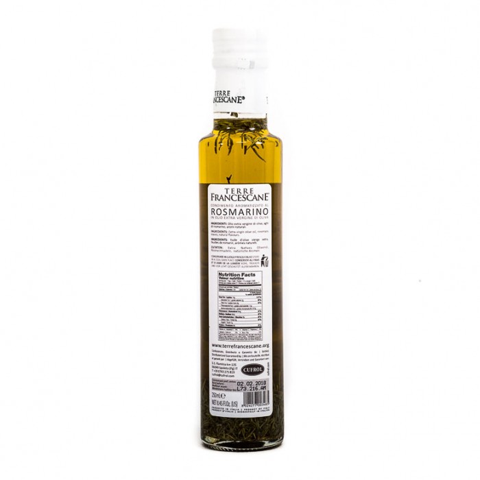 HUILE D'OLIVE EXTRA VIERGE ROMARIN 25CL - CUFROL TERRE FRANCESCANE