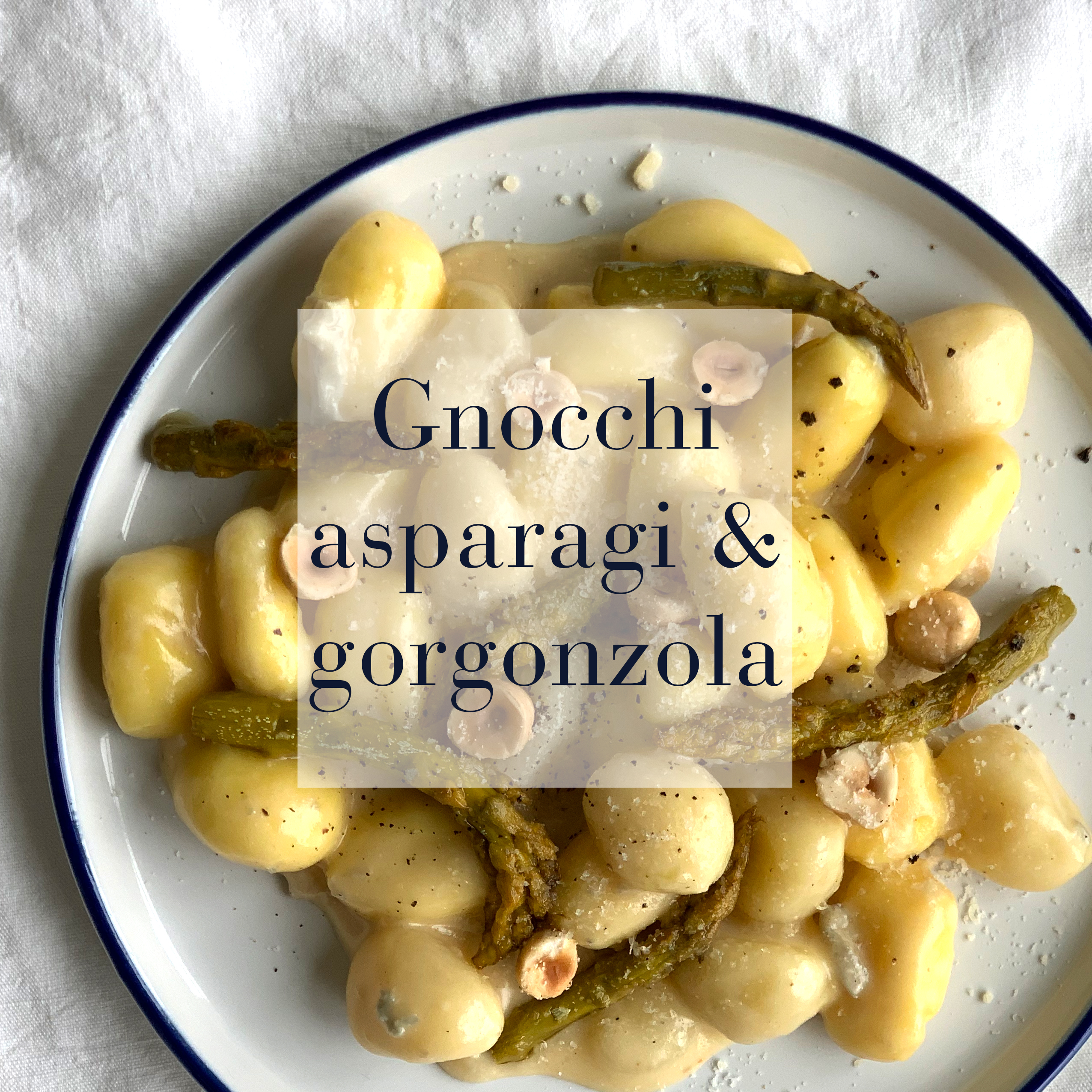 Babba ricetta Gnocchi asperges et gorgonzola